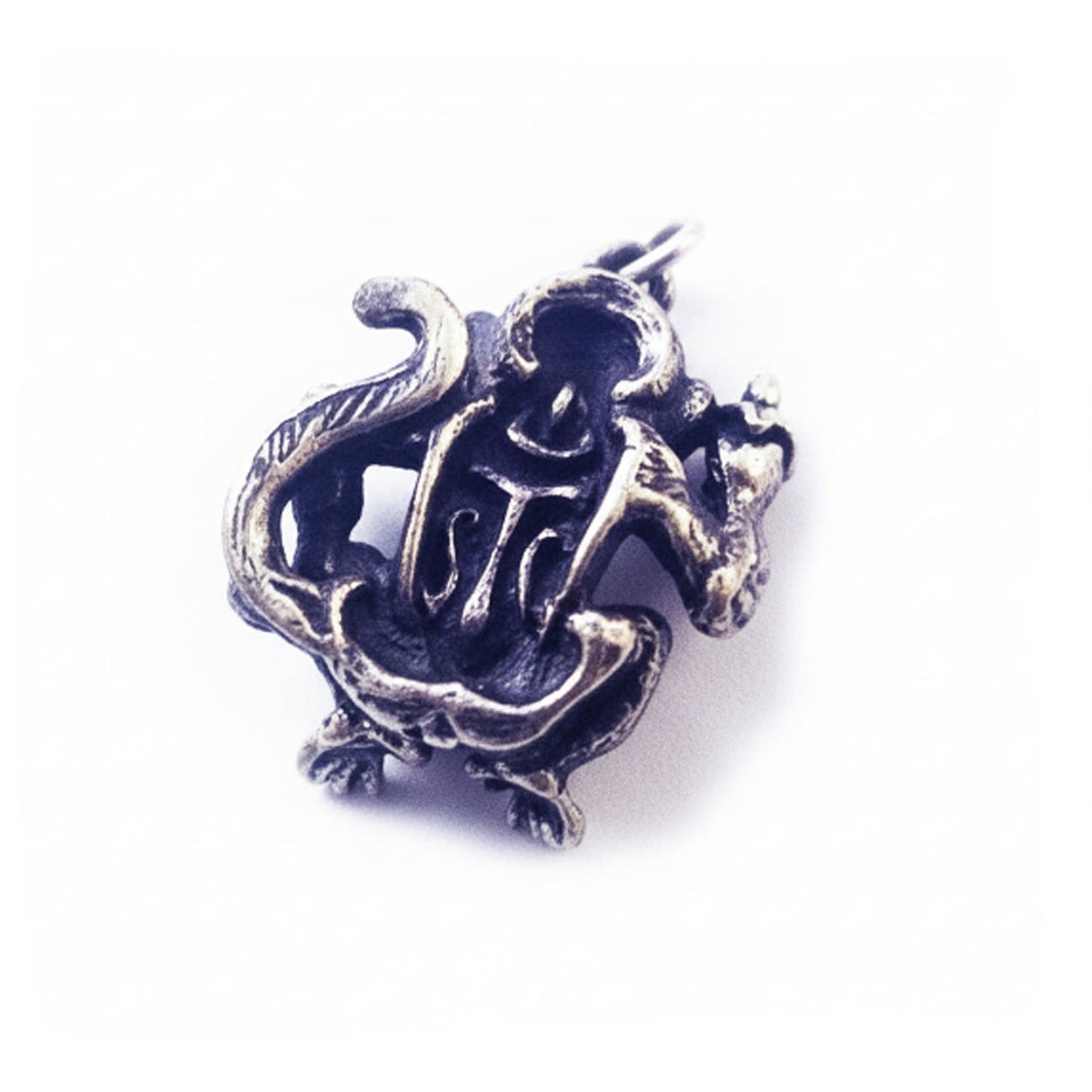 Monkey - Monkey Sterling Silver Pendant