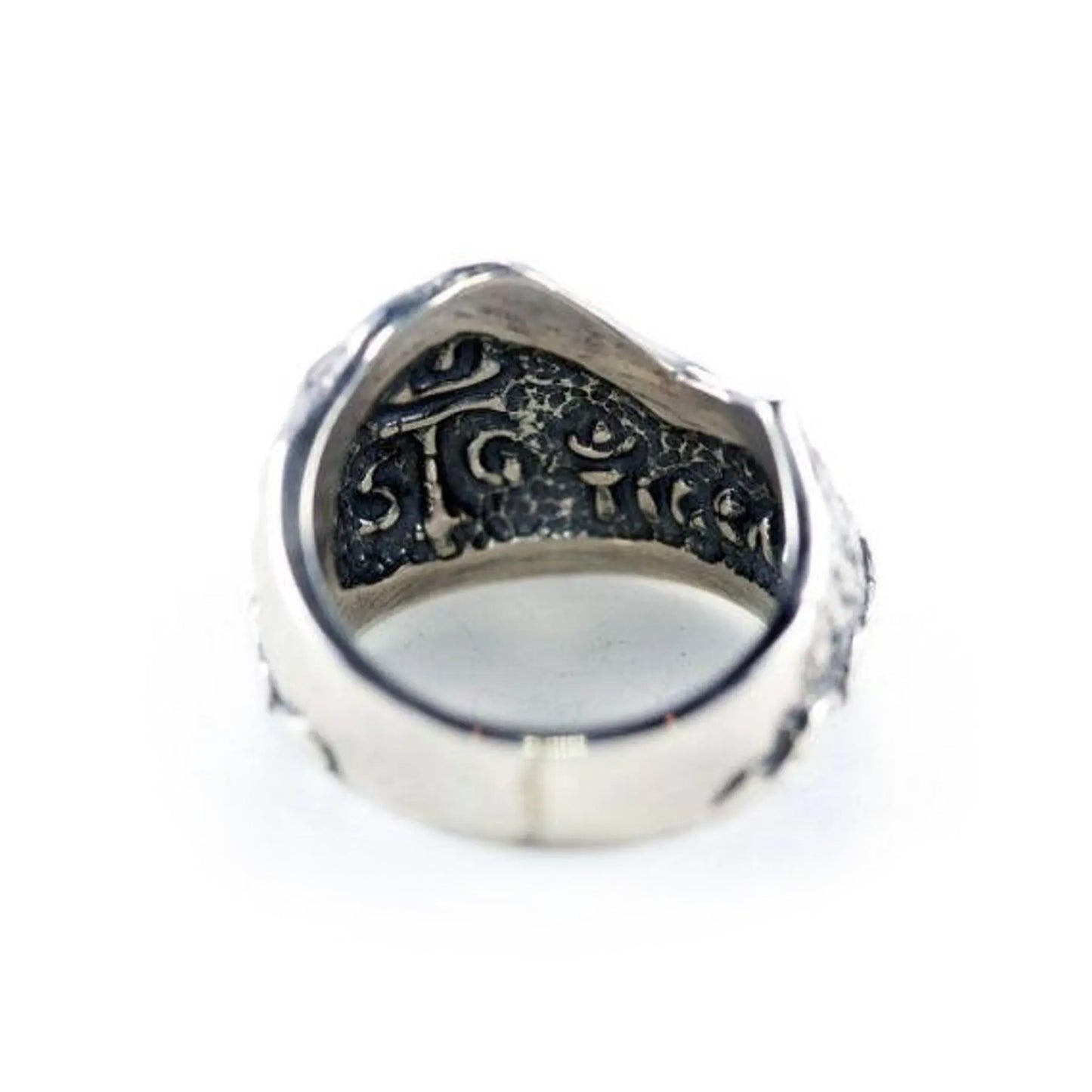 Mountain Ararat from Yerevan and khor Virap Side Sterling Silver Ring