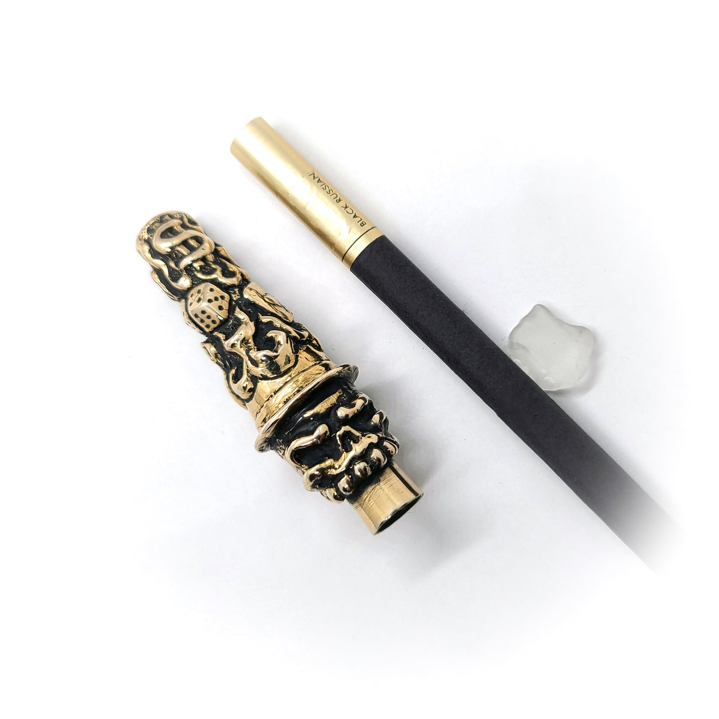Mister Skull in Casino Sterling Silver Cigarette Pipe