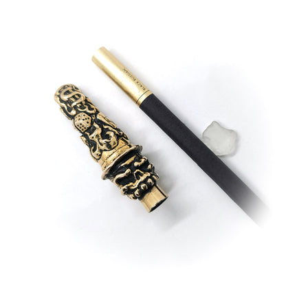 Mister Skull in Casino Sterling Silver Cigarette Pipe