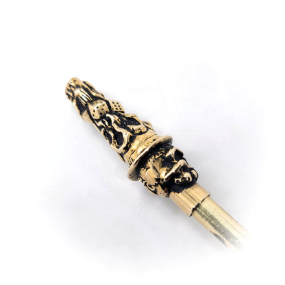 Mister Skull in Casino Sterling Silver Cigarette Pipe