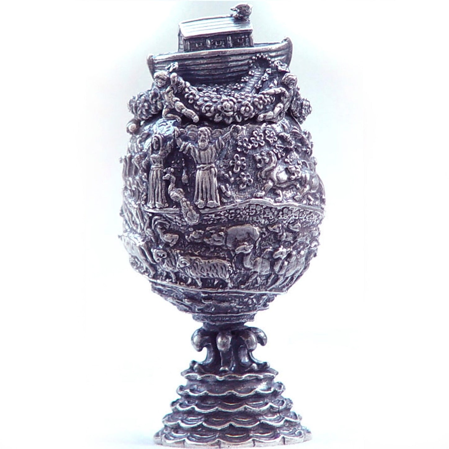 Noah’s Ark Sterling Silver Egg