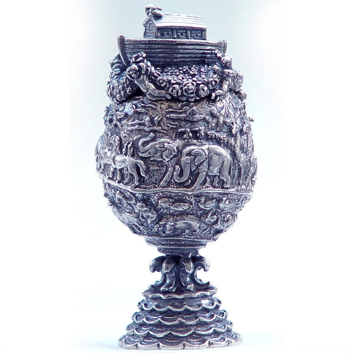 Noah’s Ark Sterling Silver Egg