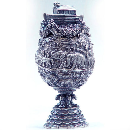 Noah’s Ark Sterling Silver Egg