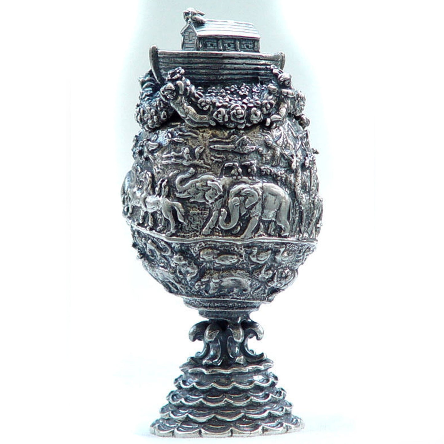 Noah’s Ark Sterling Silver Egg