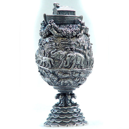 Noah’s Ark Sterling Silver Egg