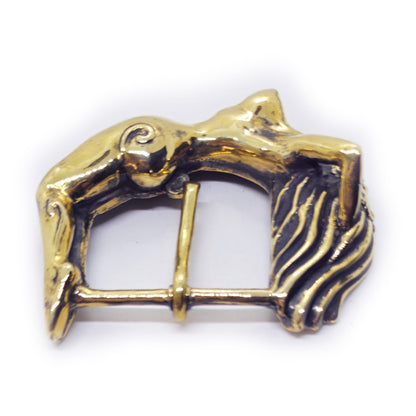 Nude Women Body Brass Belt Buckle