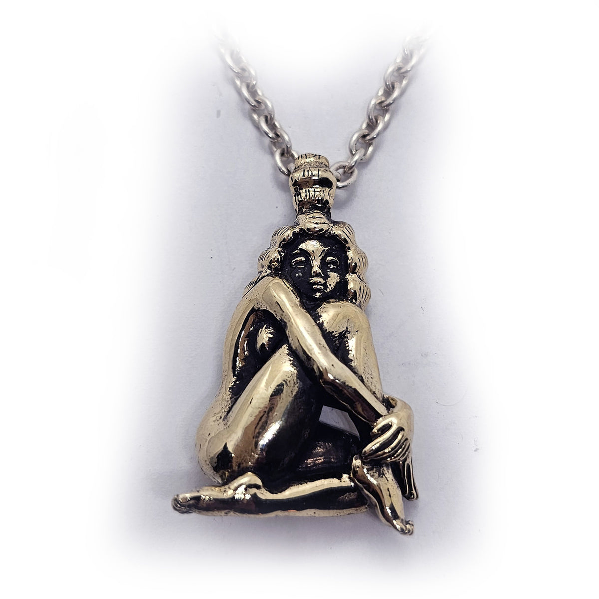 Nude Thinking of Love Sterling Silver Pendant