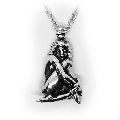 Nude Thinking of Love Sterling Silver Pendant