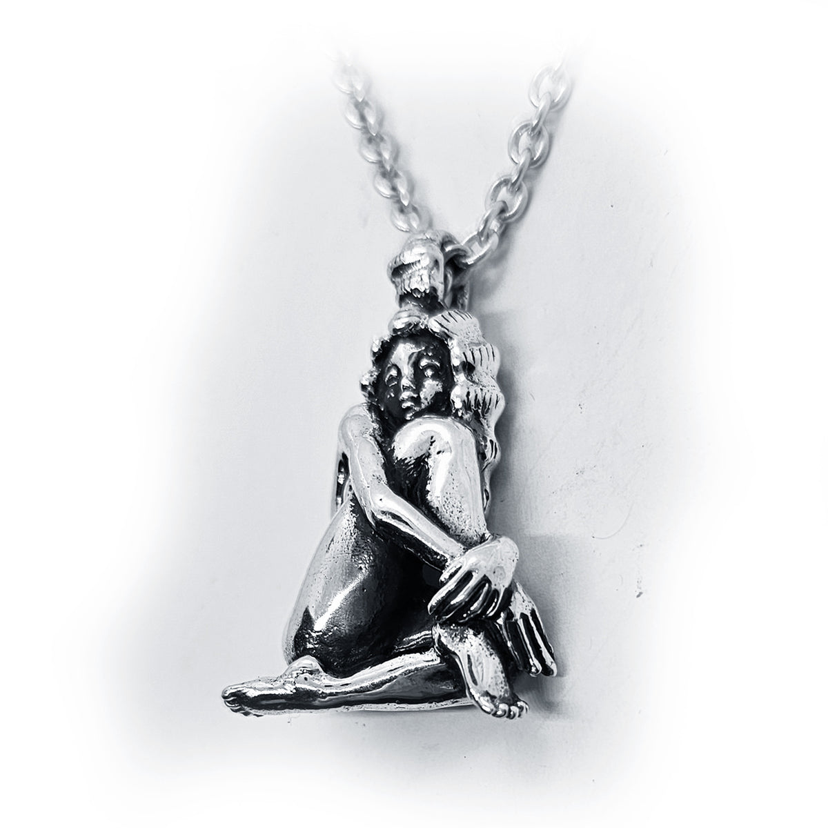Nude Thinking of Love Sterling Silver Pendant