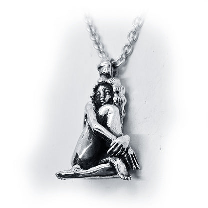 Nude Thinking of Love Sterling Silver Pendant