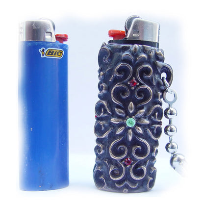 Ornamental Bronze Lighter Case