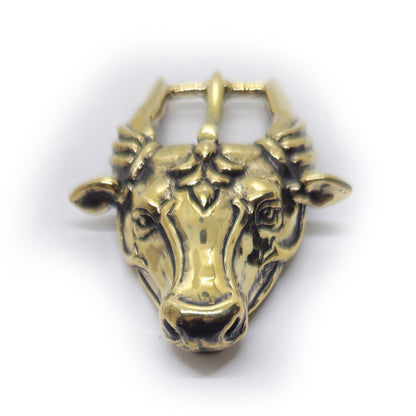 Ox Head Bronze Belt Buckle
