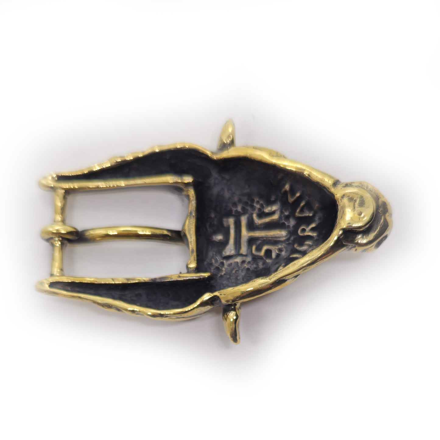 Ox Head Bronze Belt Buckle