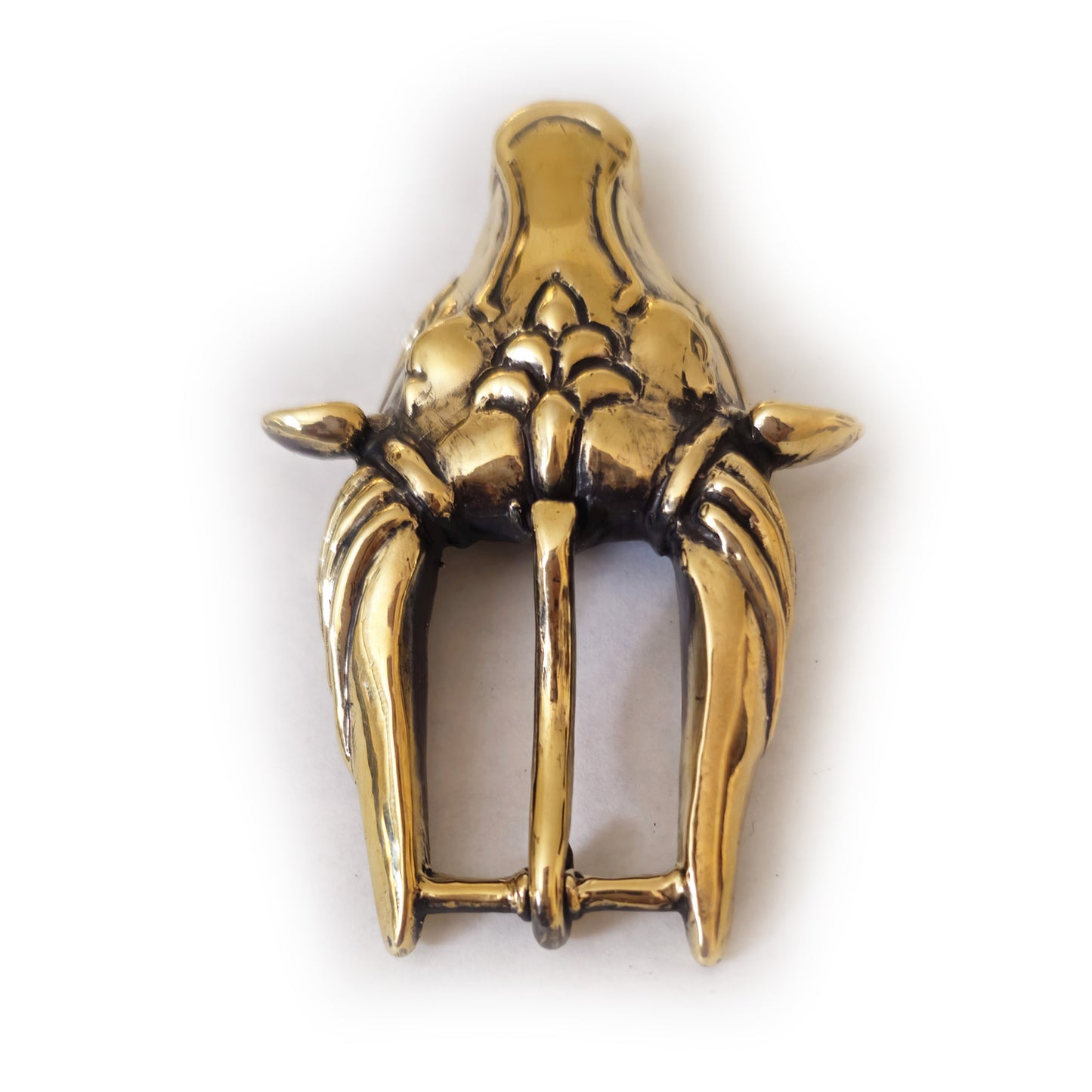 Ox Head Bronze Belt Buckle