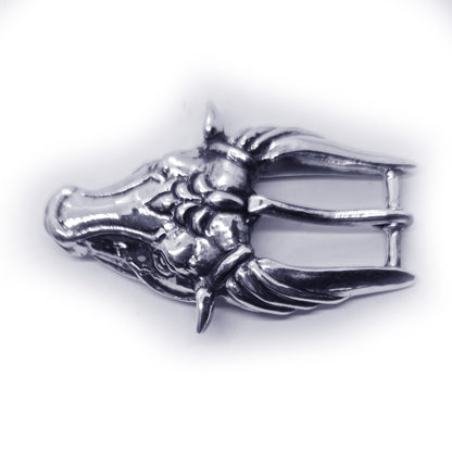 Ox Head Sterling Silver Belt Buckle