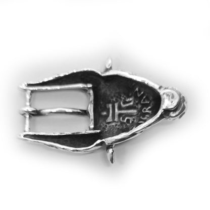 Ox Head Sterling Silver Belt Buckle