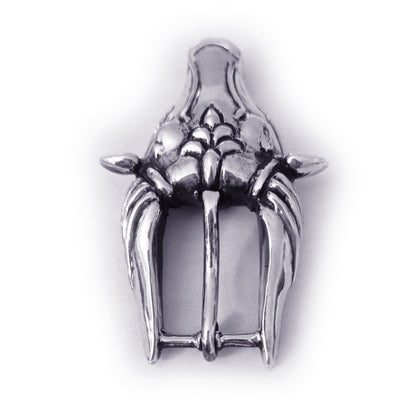 Ox Head Sterling Silver Belt Buckle