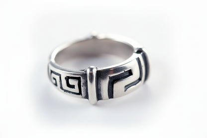 Pattern Sterling Silver Ring
