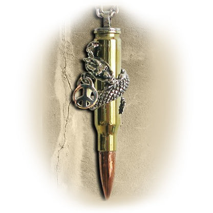 Peaceful Dragon – Bullets 4 Peace Pendant