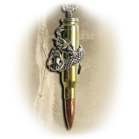 Peaceful Dragon – Bullets 4 Peace Pendant