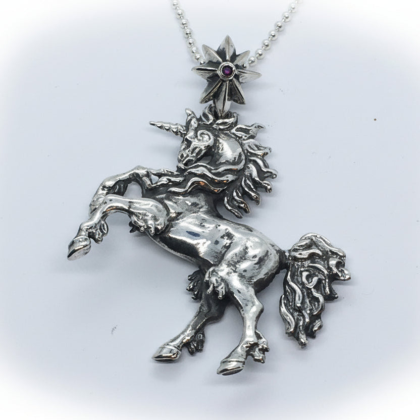 Pegasus Sterling Silver Pendant