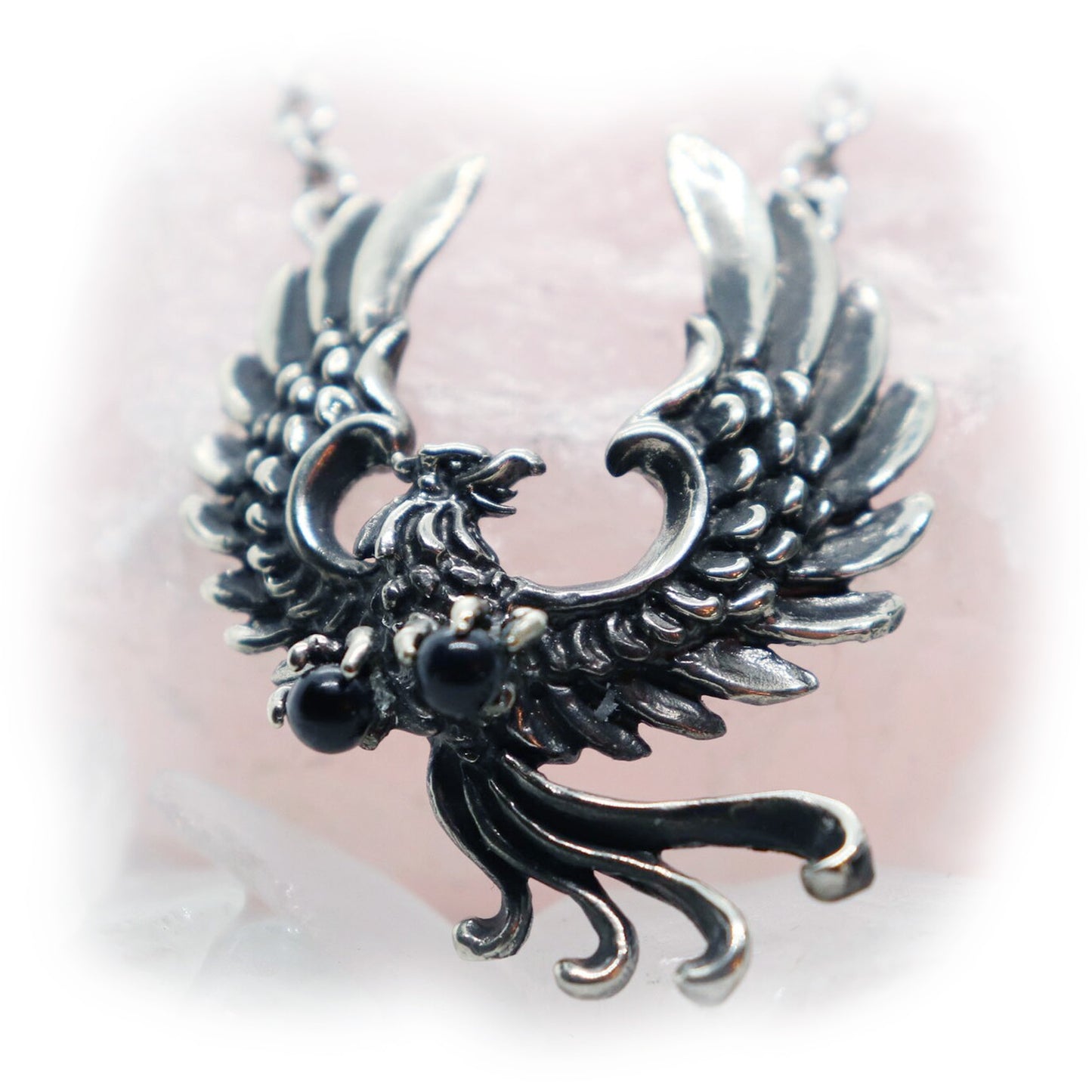 Phoenix Firebird Sterling Silver Necklace