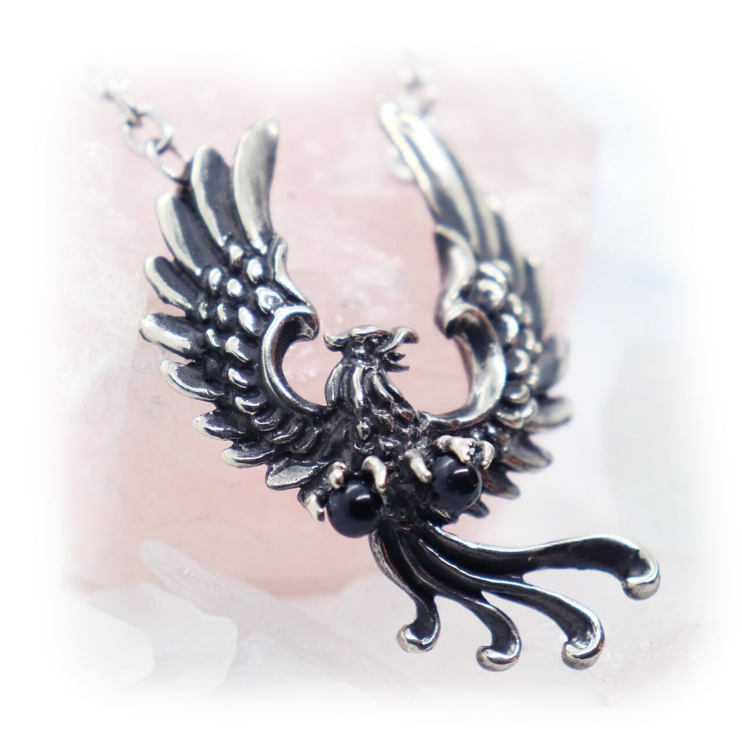 Phoenix Firebird Sterling Silver Necklace