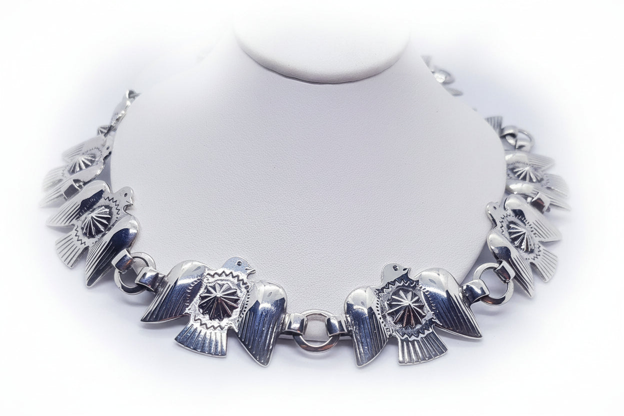 Phoenix Firebird Sterling Silver Chain 24 inches