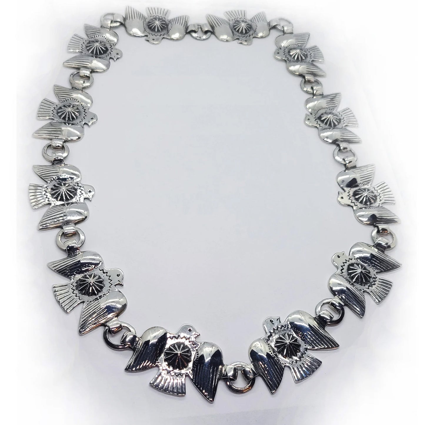 Phoenix Firebird Sterling Silver Chain 24 inches