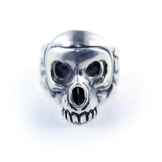 Pablo Picasso Impressionist Artist from Sketch Skull Sterling Silver Ring