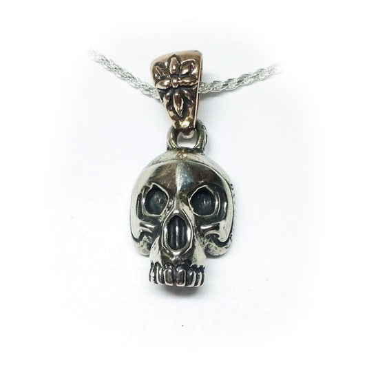Pablo Picasso Impressionist Artist Skull Sterling Silver Pendant V2