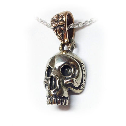 Pablo Picasso Impressionist Artist Skull Sterling Silver Pendant V2
