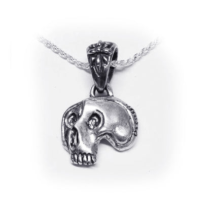 Pablo Picasso Impressionist Artist Skull Sterling Silver Pendant V1