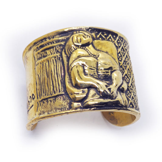 Picasso Pablo Artist Impressionist ''The Dream'' Brass Bracelet