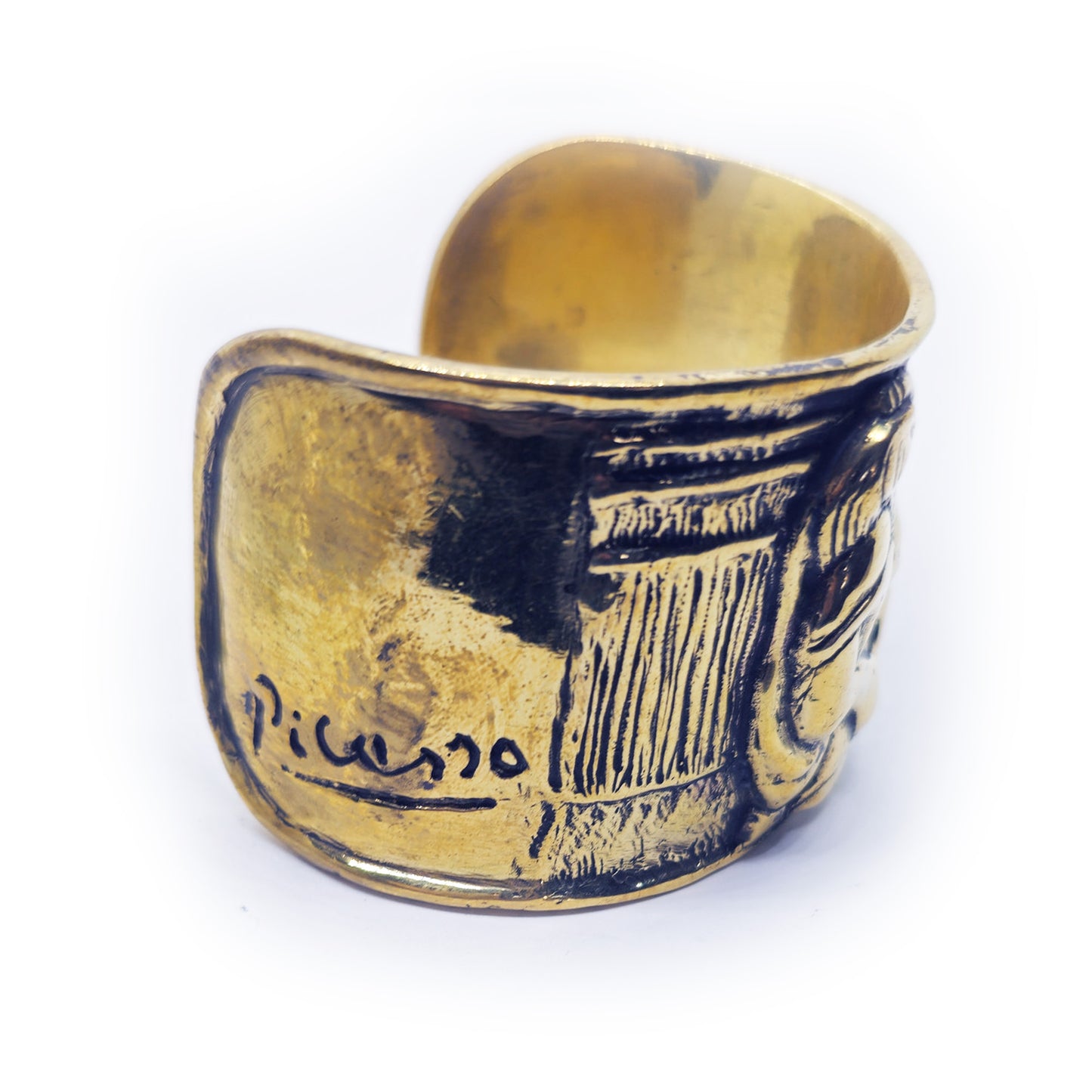 Picasso Pablo Artist Impressionist ''The Dream'' Brass Bracelet