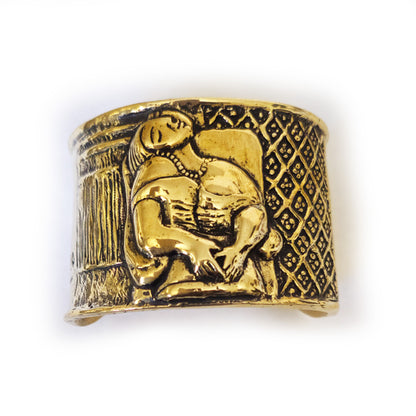 Picasso Pablo Artist Impressionist ''The Dream'' Brass Bracelet