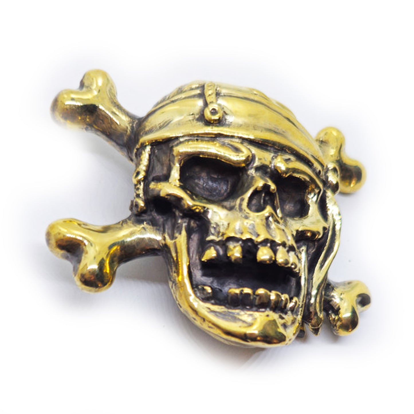 Pirate of 18 Century Skull Brass Belt Buckle