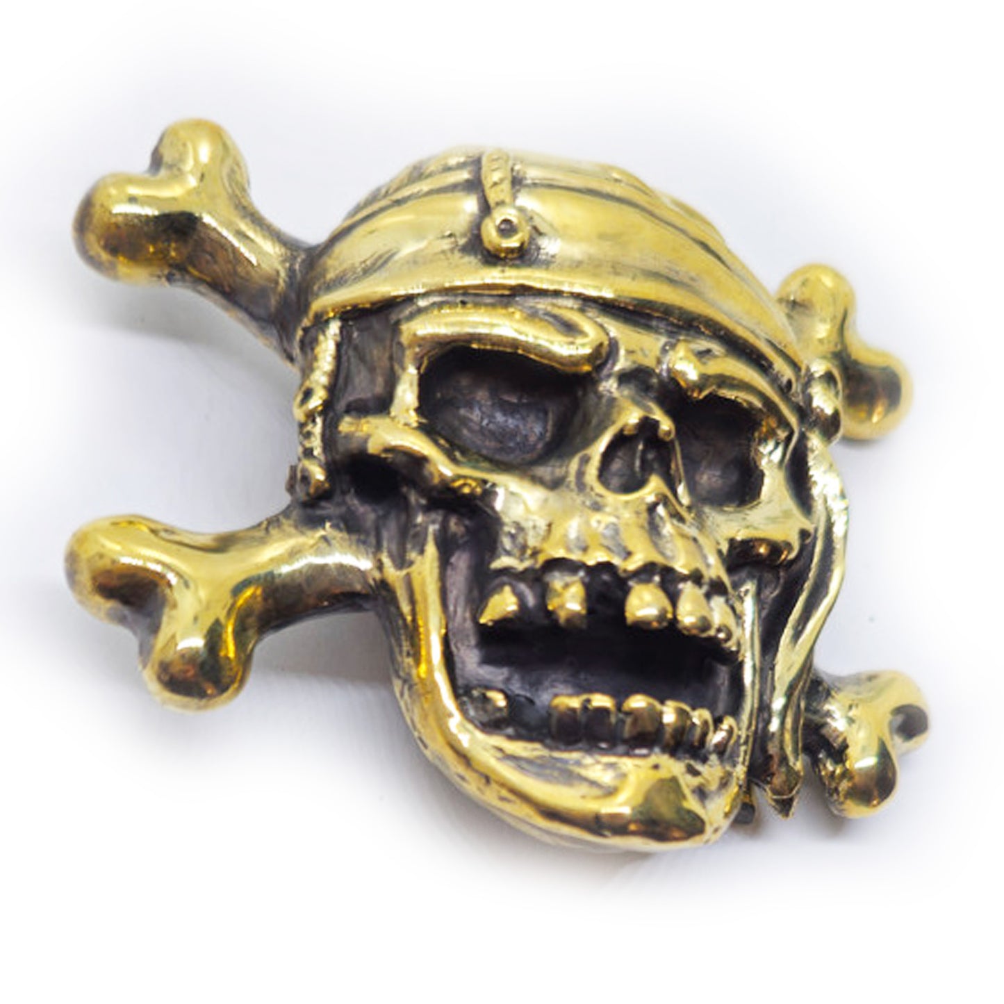 Pirate of 18 Century Skull Brass Belt Buckle