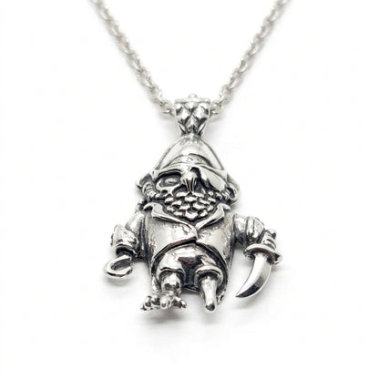 Pirate Owl Sterling Silver Pendant