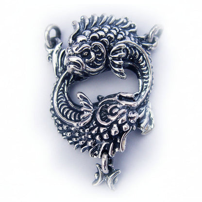 Pisces "February 19 - March 20" Sterling Silver Pendant or Necklace