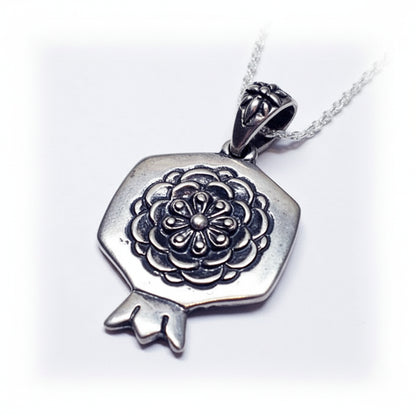 Pomegranate Ararat Mountain Silver pendant