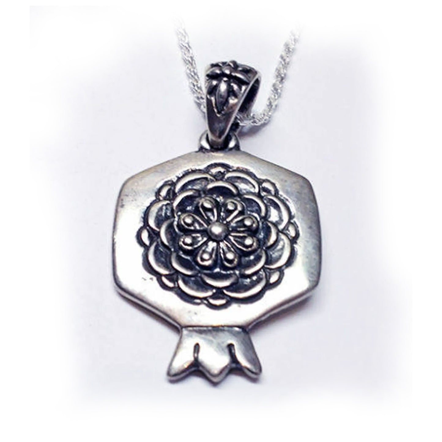 Pomegranate Ararat Mountain Silver pendant