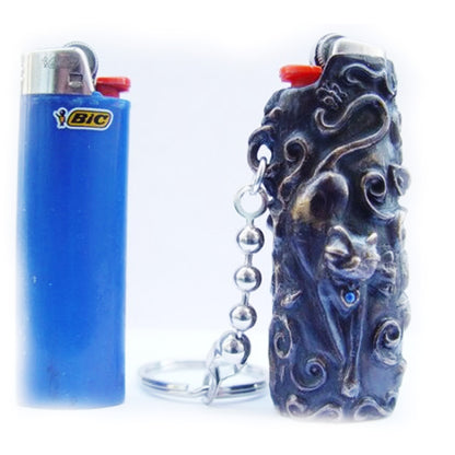 Pussy cat Bronze Lighter Case