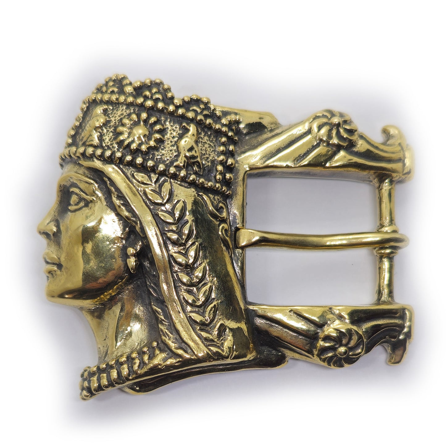 Queen Armenian Artashesyan Dynasty Brass Belt Buckle