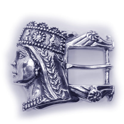 Queen Armenian Artashesyan Dynasty Sterling Silver Belt Buckle