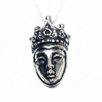 Queen Sterling Silver Pendant