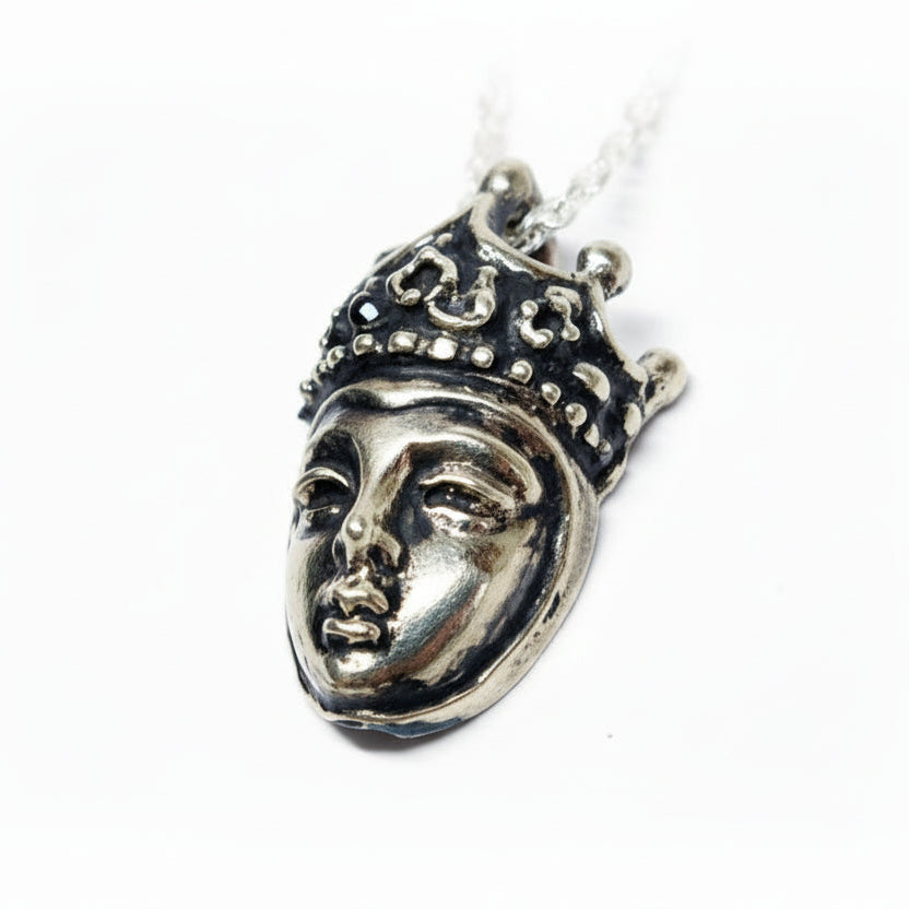 Queen Sterling Silver Pendant