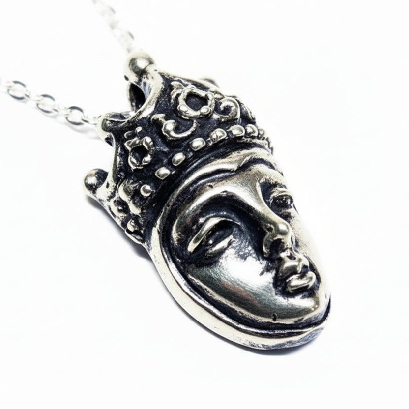 Queen Sterling Silver Pendant