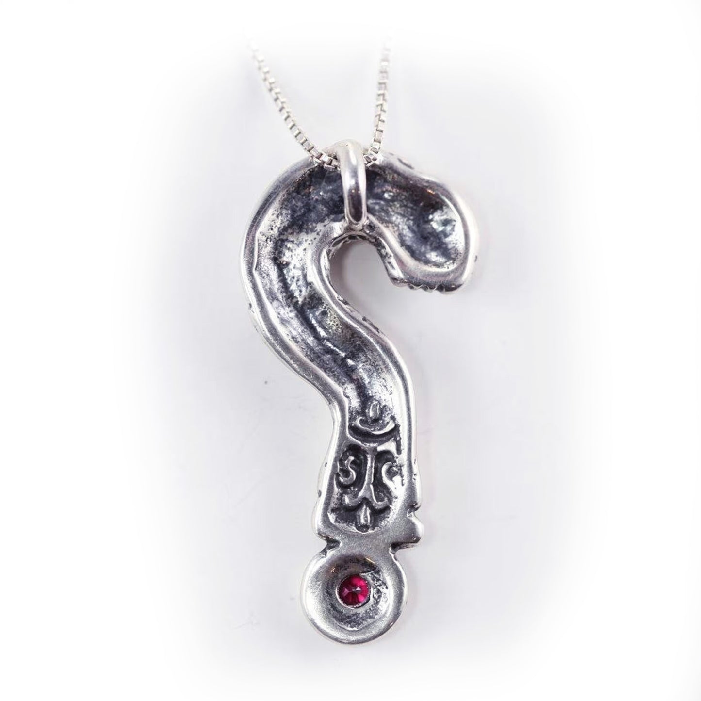 Question Man Sterling Silver Pendant